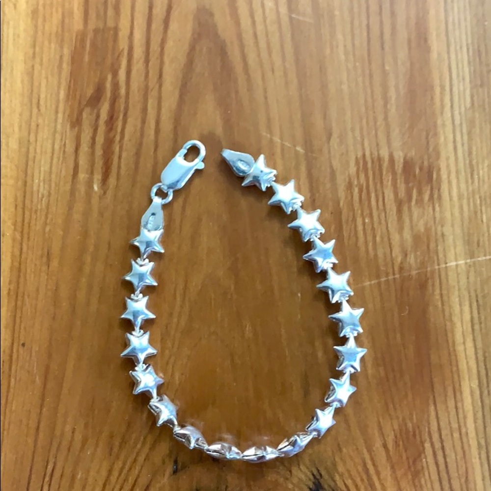Sterling silver star bracelet 🌟